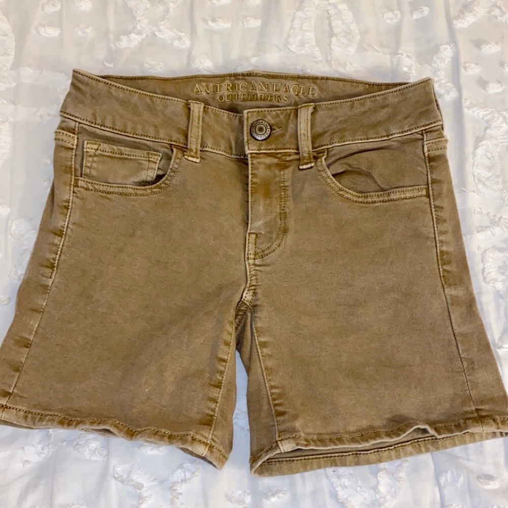 Tan Cargo Shorts